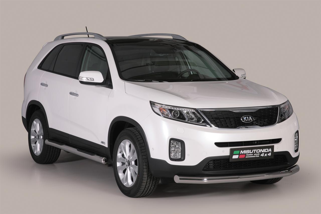 Tubes Marche Pieds Inox Ø76 Kia Sorento 2013+