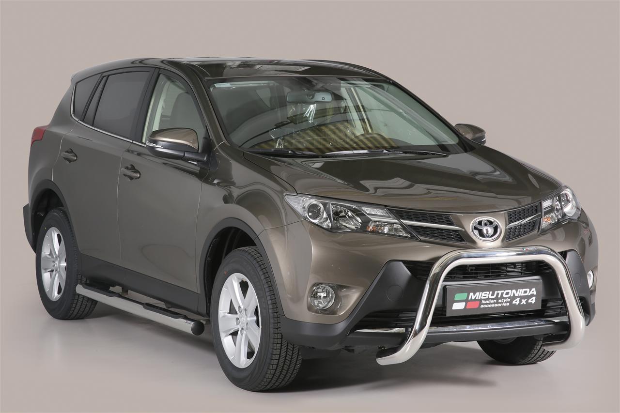 Tubes Marche Pieds Inox Ø76 Toyota Rav4 2013+