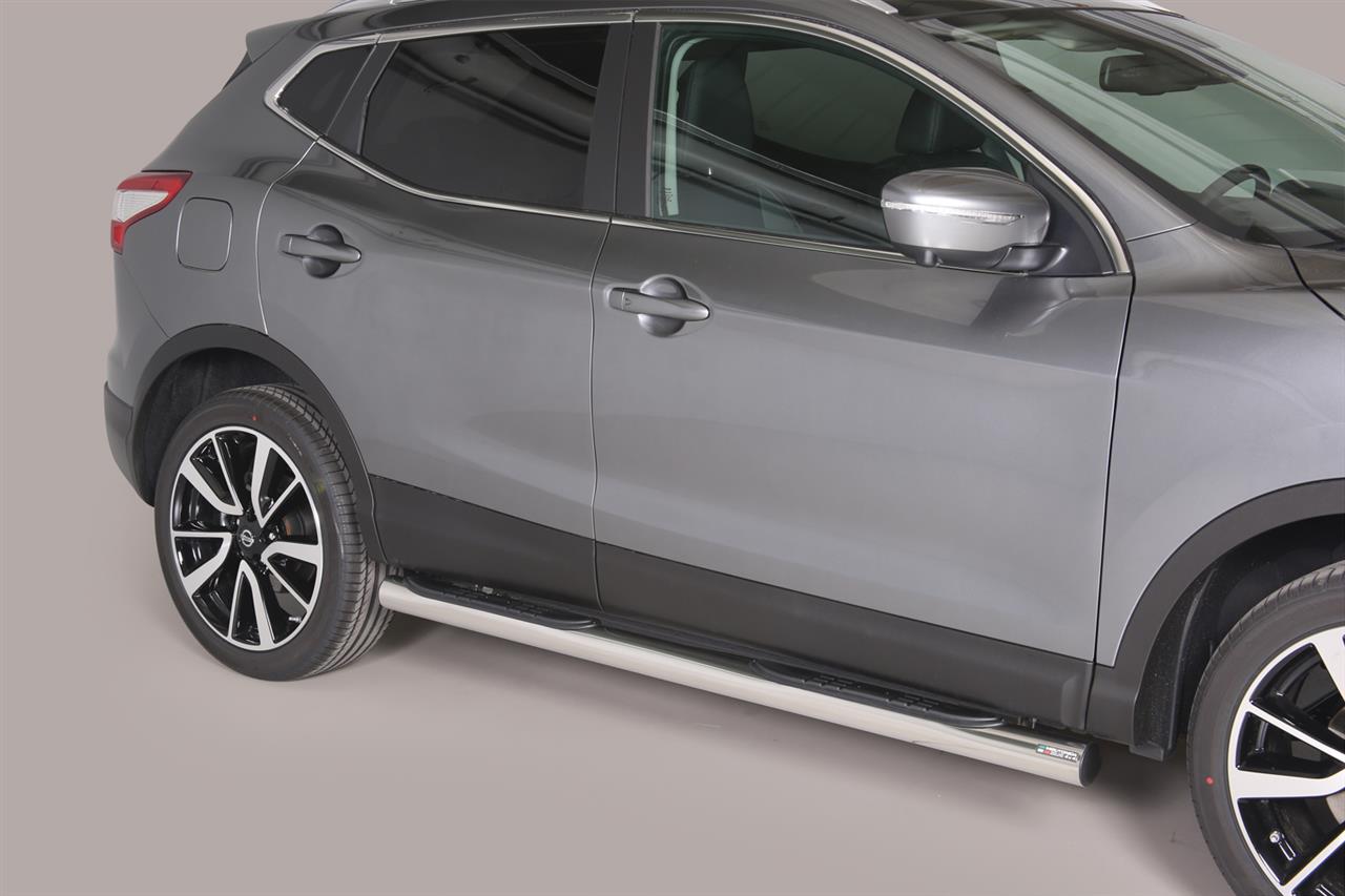 Tubes Marche Pieds Inox Ø76 Nissan Qashqai 5P 2014+
