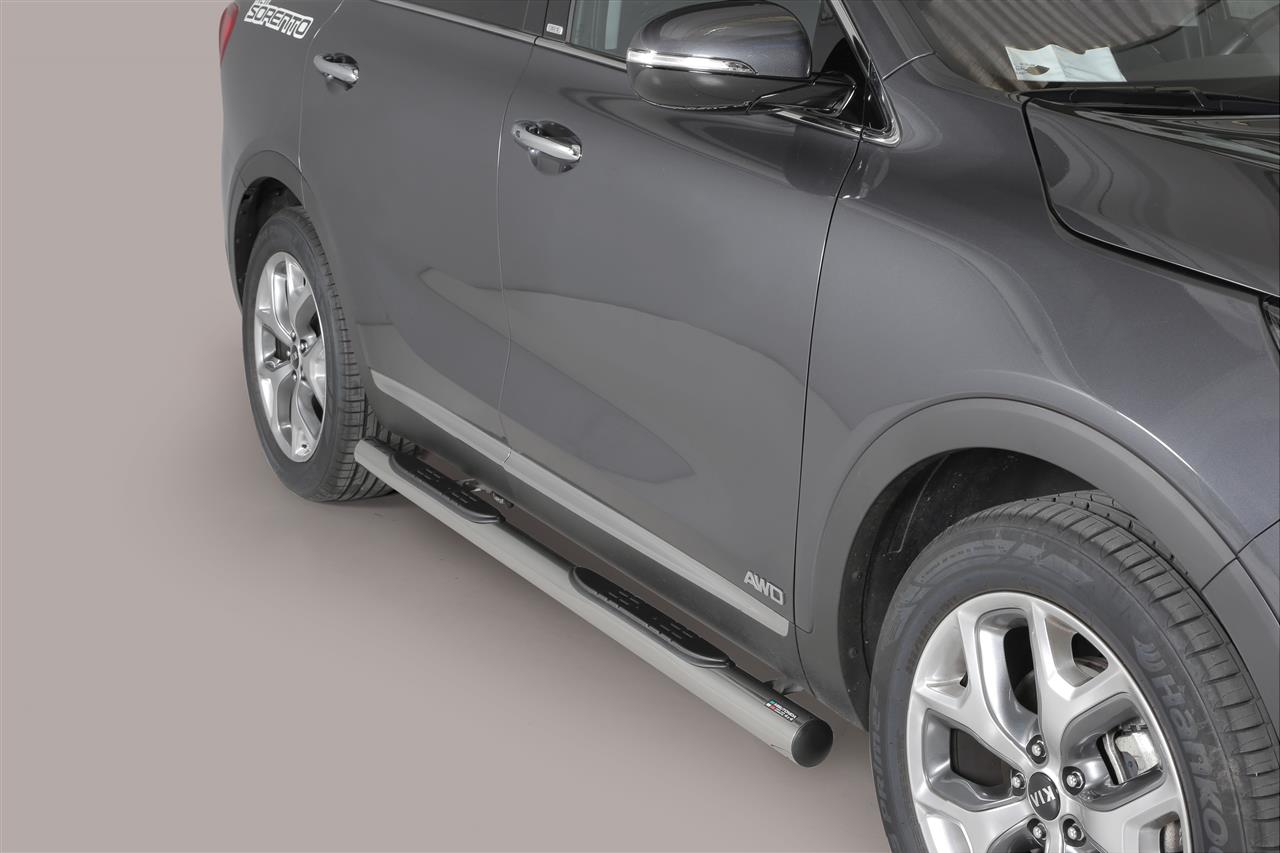 Tubes Marche Pieds Inox Ø 76 Kia Sorento 2015+