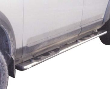 Tubes Marche Pieds Ovale Inox Ø76 Land Rover Discovery 3 2005/2008