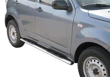 Tubes Marche Pieds Ovale Inox Ø76 Daihatsu Terios 2009+ Cx+Sx