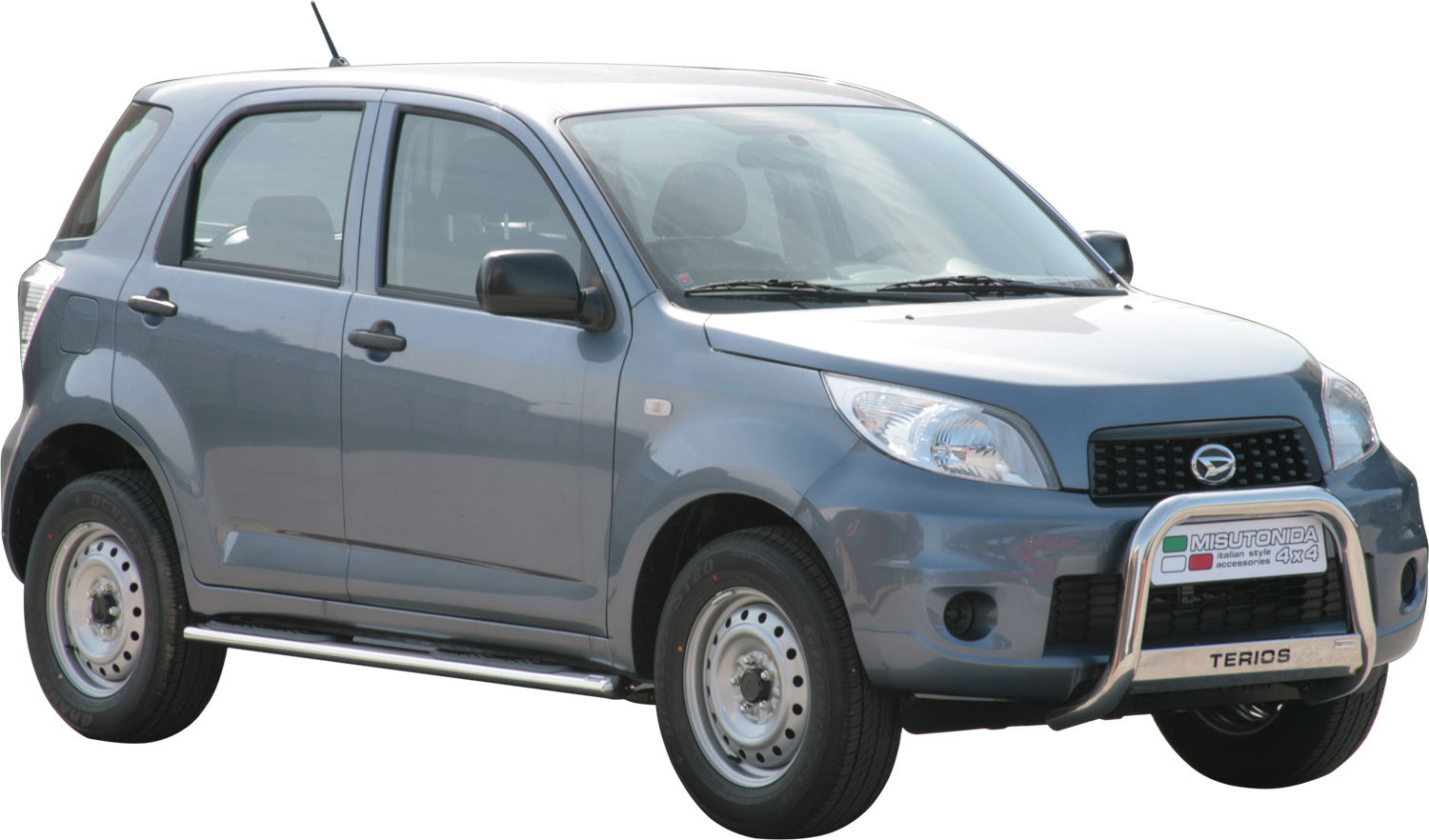 Tubes Marche Pieds Ovale Inox Ø76 Daihatsu Terios 2009+ Overfender