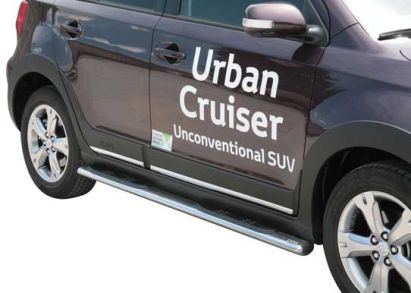 Tubes Marche Pieds Ovale Inox Ø76 Toyota Urban Cruiser