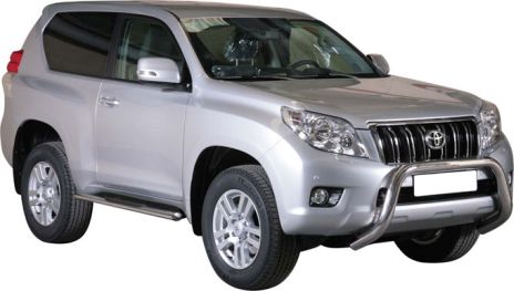 Tubes Marche Pieds Ovale Inox Ø76 Toyota Lc150 3 Portes 2009+