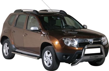 Tubes Marche Pieds Ovale Inox Ø76 Dacia Duster 2010+