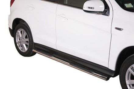 Tubes Marche Pieds Ovale Inox Ø76 Mitsubishi Asx 2010+