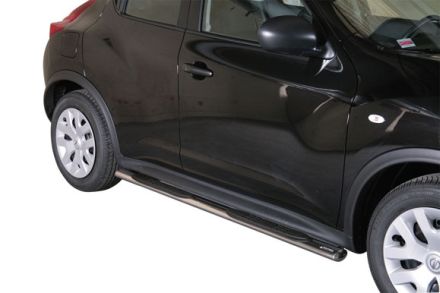 Tubes Marche Pieds Ovale Inox Ø76 Nissan Juke 2010+