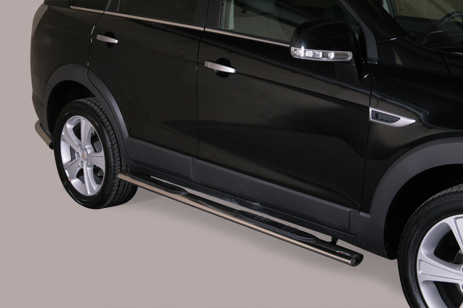 Tubes Marche Pieds Ovale Inox Ø76 Chevrolet Captiva 2011+