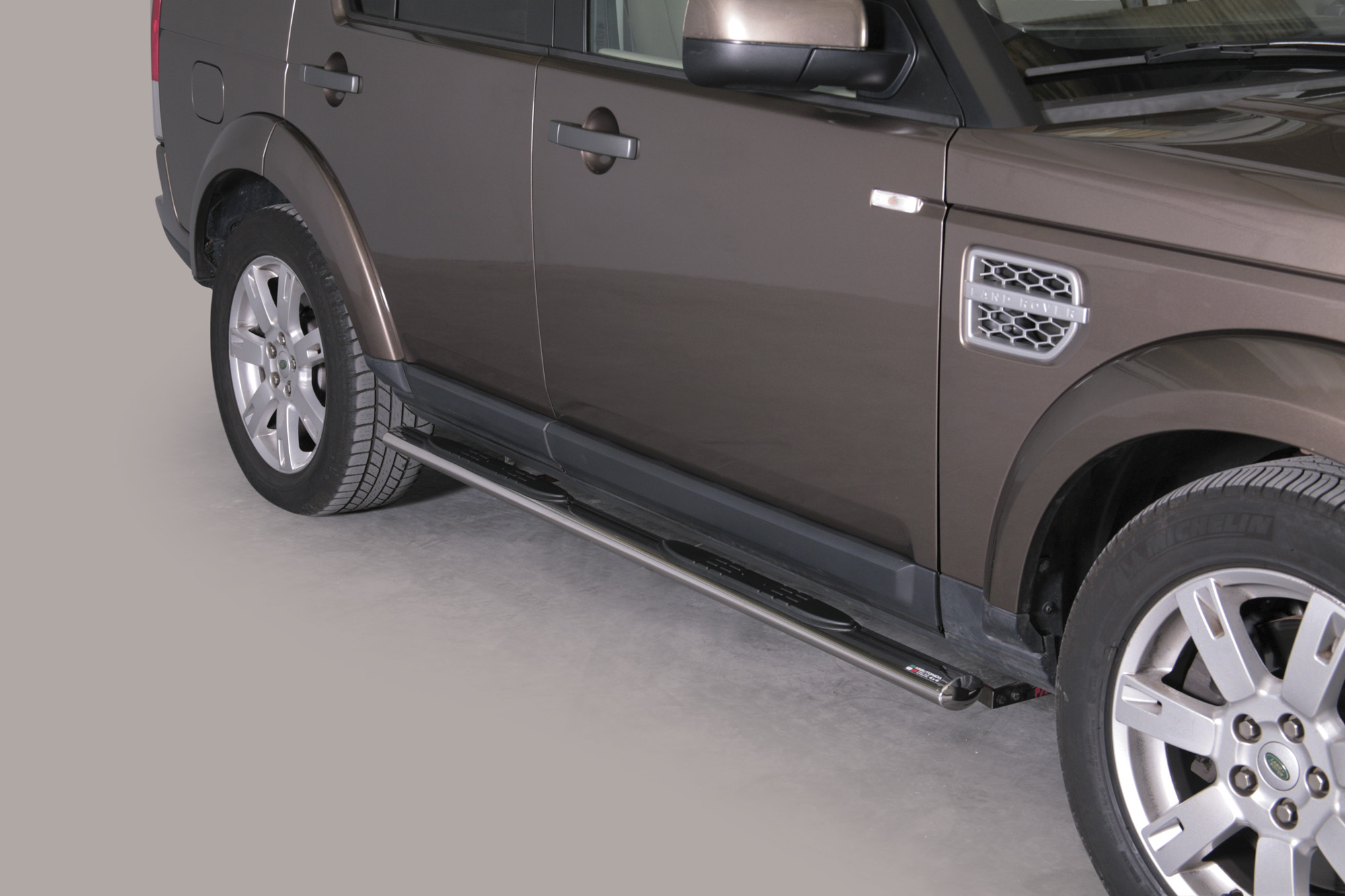 Tubes Marche Pieds Ovale Inox Ø76 Land Rover Discovery 4 2012+