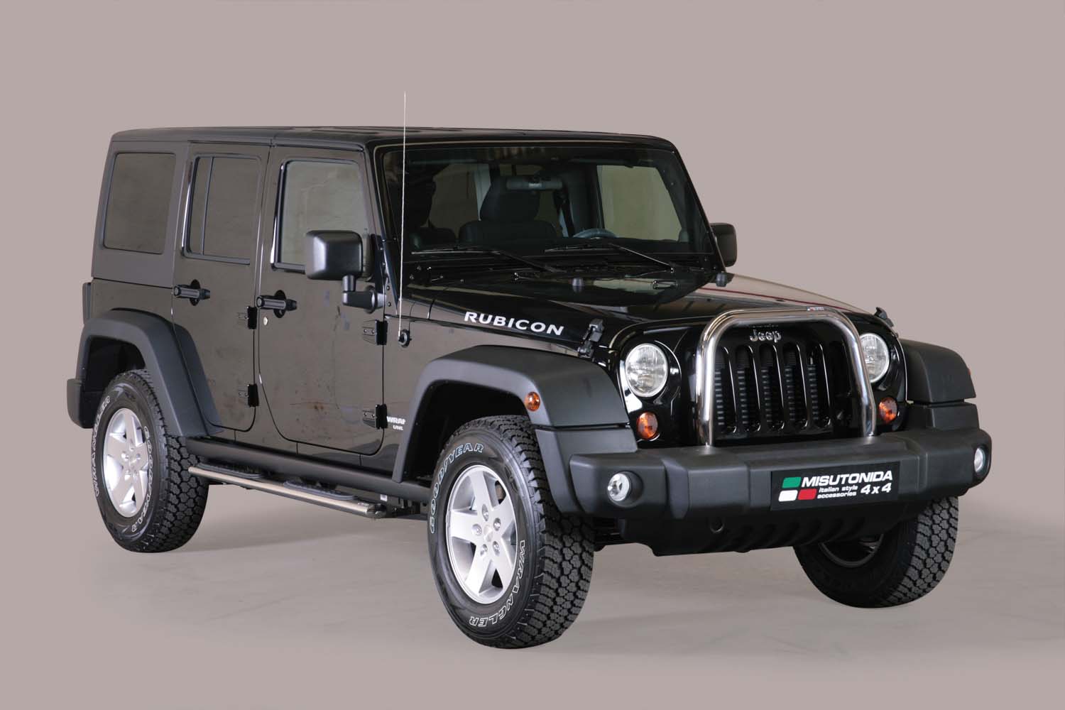 Tubes Marche Pieds Ovale Inox Ø76 Jeep Wrangler 2011+ 5Portes