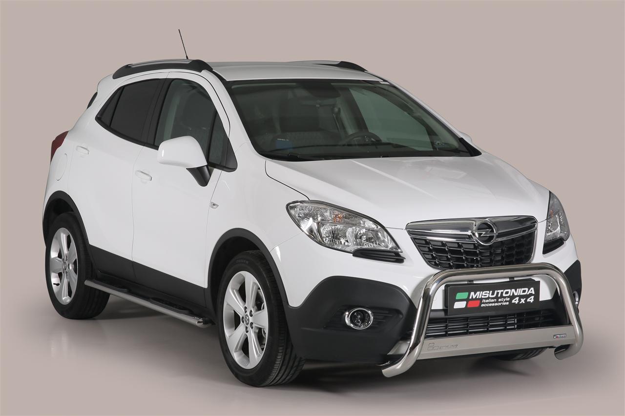 Tubes Marche Pieds Ovale Inox Ø76 Opel Mokka