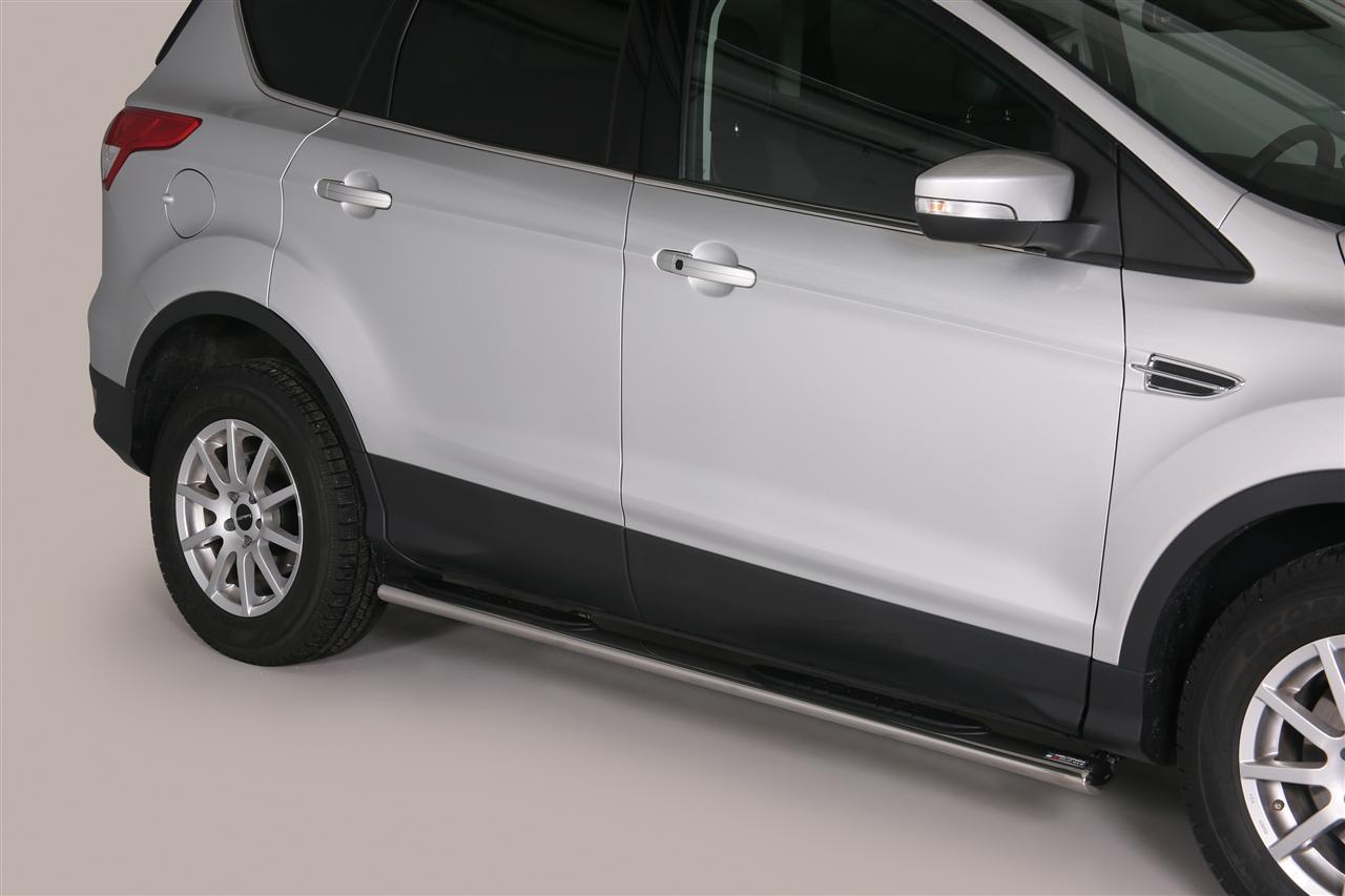 Tubes Marche Pieds Ovale Inox Ø76 Ford Kuga 2013+