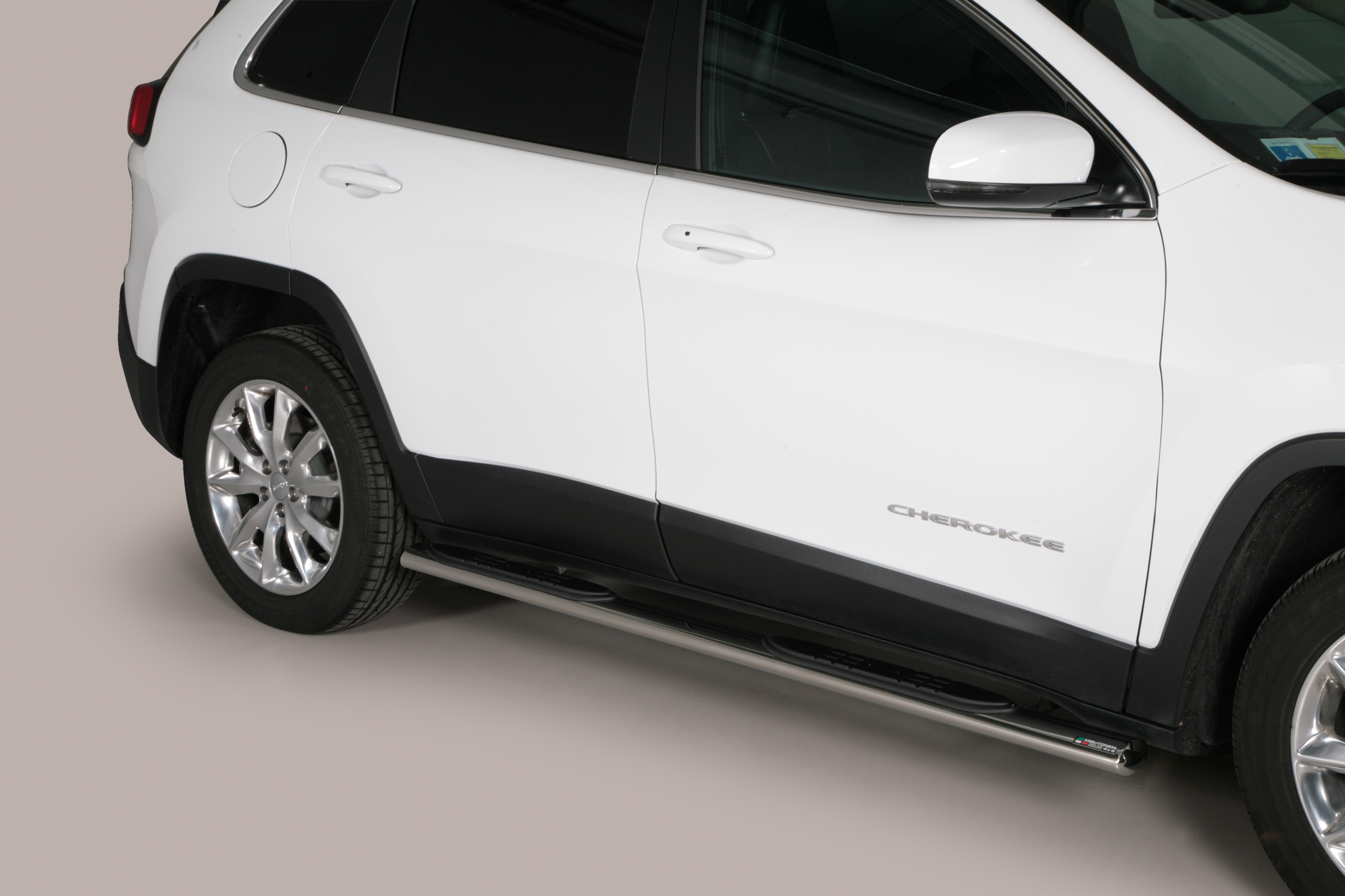 Tubes Marche Pieds Ovale Inox Ø76 Jeep Cherokee 2015+