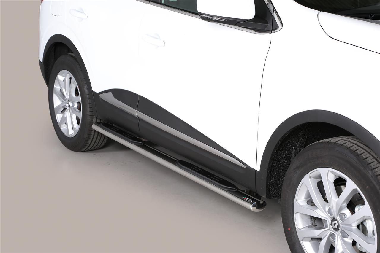 Tubes Marche Pieds Ovale Inox Ø 76 Renault Kadjar 2015+