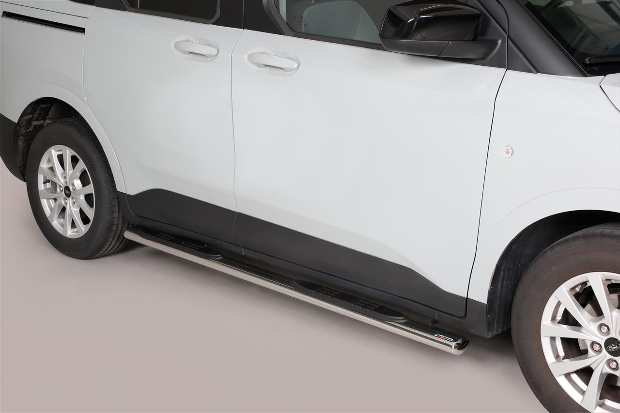 Tube Marchepieds Inox Ovale Ford Transit Tourneo Courier 2024+ L1