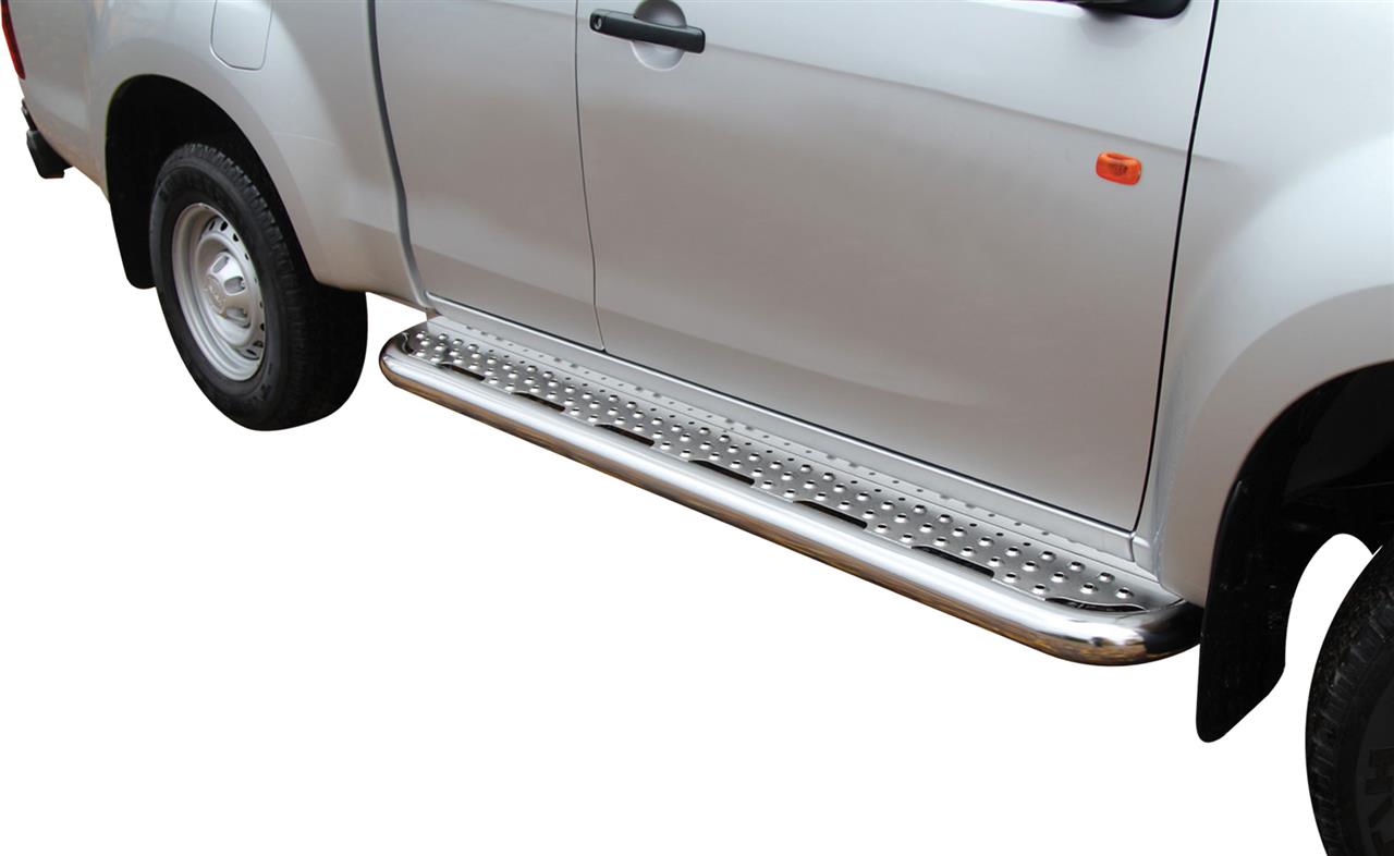 Marche Pieds Inox Ø76 Ford Ranger Tous Modeles