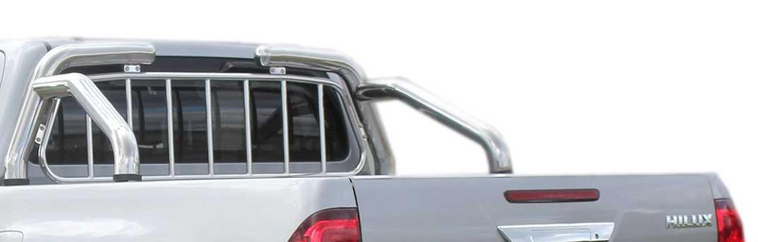 Roll Bar Inox Ø70 Toyota Hilux 2016+ Avec Porte Echelle Integre