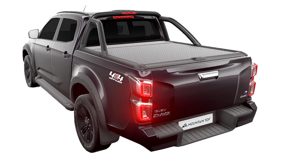 Roll Bar Inox Couvre Benne Retractacble  Mountain Top  By Realtruck Isuzu Dmax 12+ 3Eme Feu