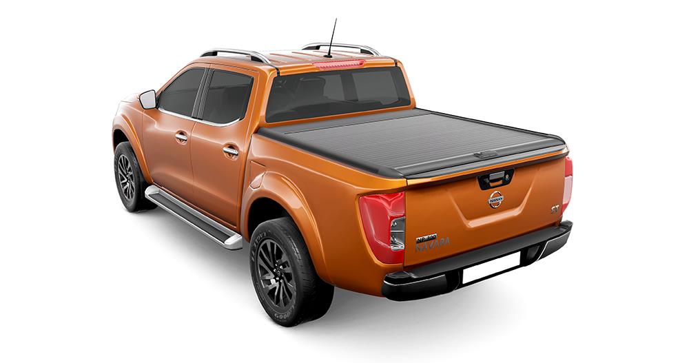 Couvre Benne Retractacble Mountain Top By Realtruck Nissan Np300 2016+ Double Cab Noir