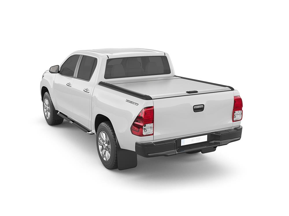 Couvre Benne Retractacble  Mountain Top  By Realtruck Top Toyota Revo 2016+ Extra Cab Gris