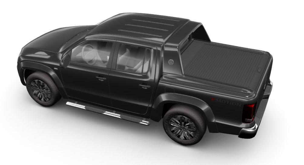 Couvre Benne Retractacble  Mountain Top By Realtruck Vw Amarok Aventura 17+ Dc Noir