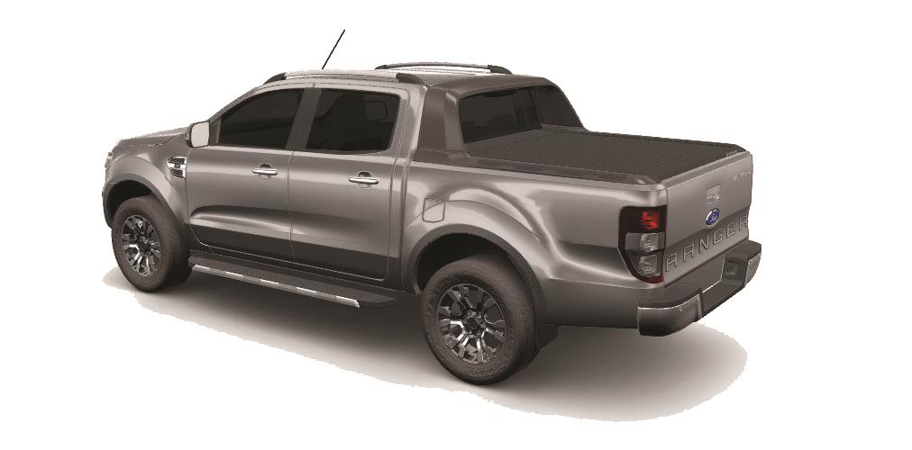 Roll Cover Electrique Mountain Top By Realtruck Ford Ranger  Wildtrak/raptor 12+ Dc Noir