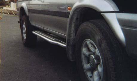 Marche-Pieds Inox Ø50 Mitsubishi Pajero Sport 2001+