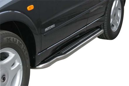 Marche-Pieds Inox Ø50 Ssangyong Kyron -2007