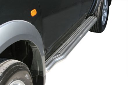 Marche-Pieds Inox Ø50 Mitsubishi L200 2006/2009 Club Cab