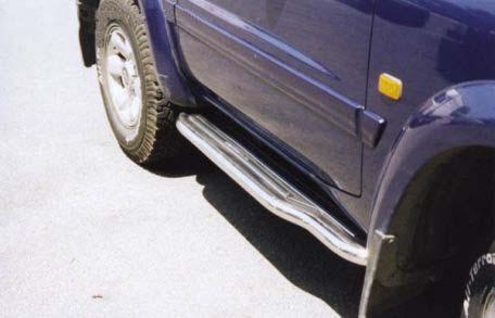 Marche-Pieds Inox Ø50 Nissan Patrol Gr 3 Portes -1997