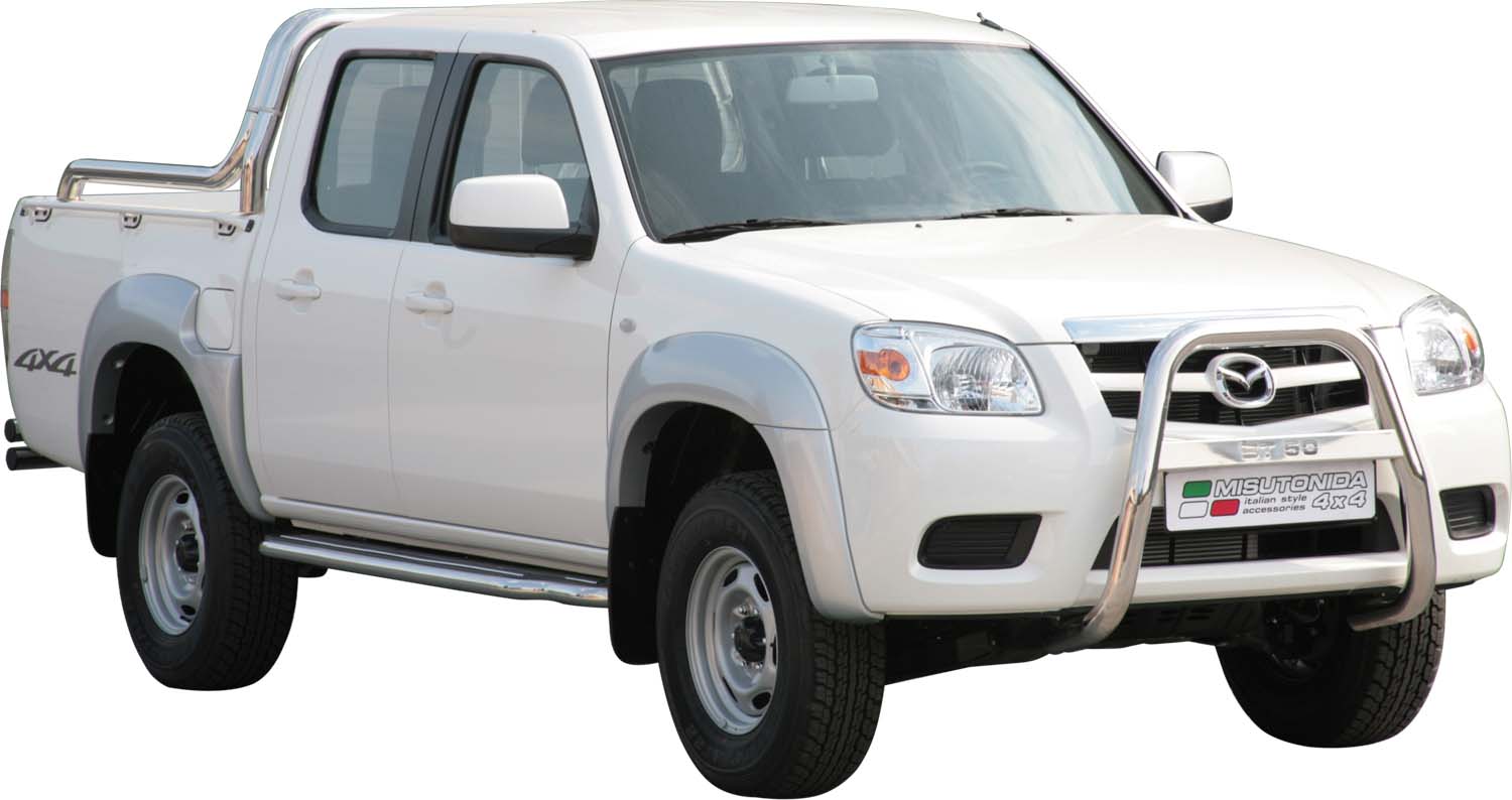 Marche-Pieds Inox Ø50 Mazda Bt50 2009/2011 Dble Cab Idem P199Ix