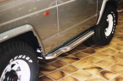 Marche-Pieds Inox Ø50 Nissan Patrol Court 1987/2001