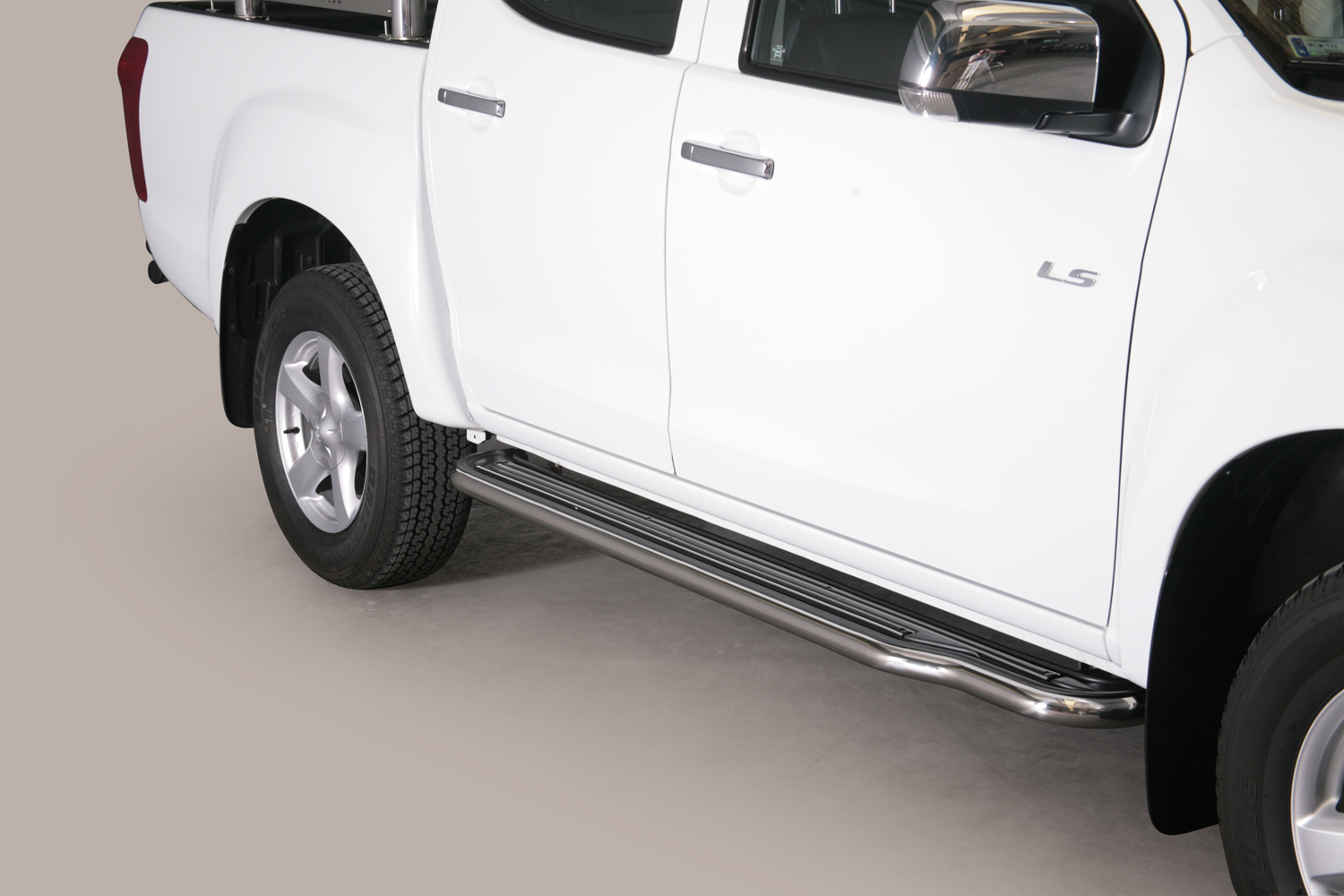 Marche-Pieds Inox Ø50 Isuzu Dmax 2012/2020 Crew Cab