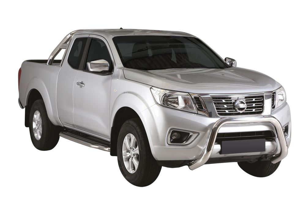 Marche-Pieds Noir Ø50 Nissan Np300 2016+ Double Cab