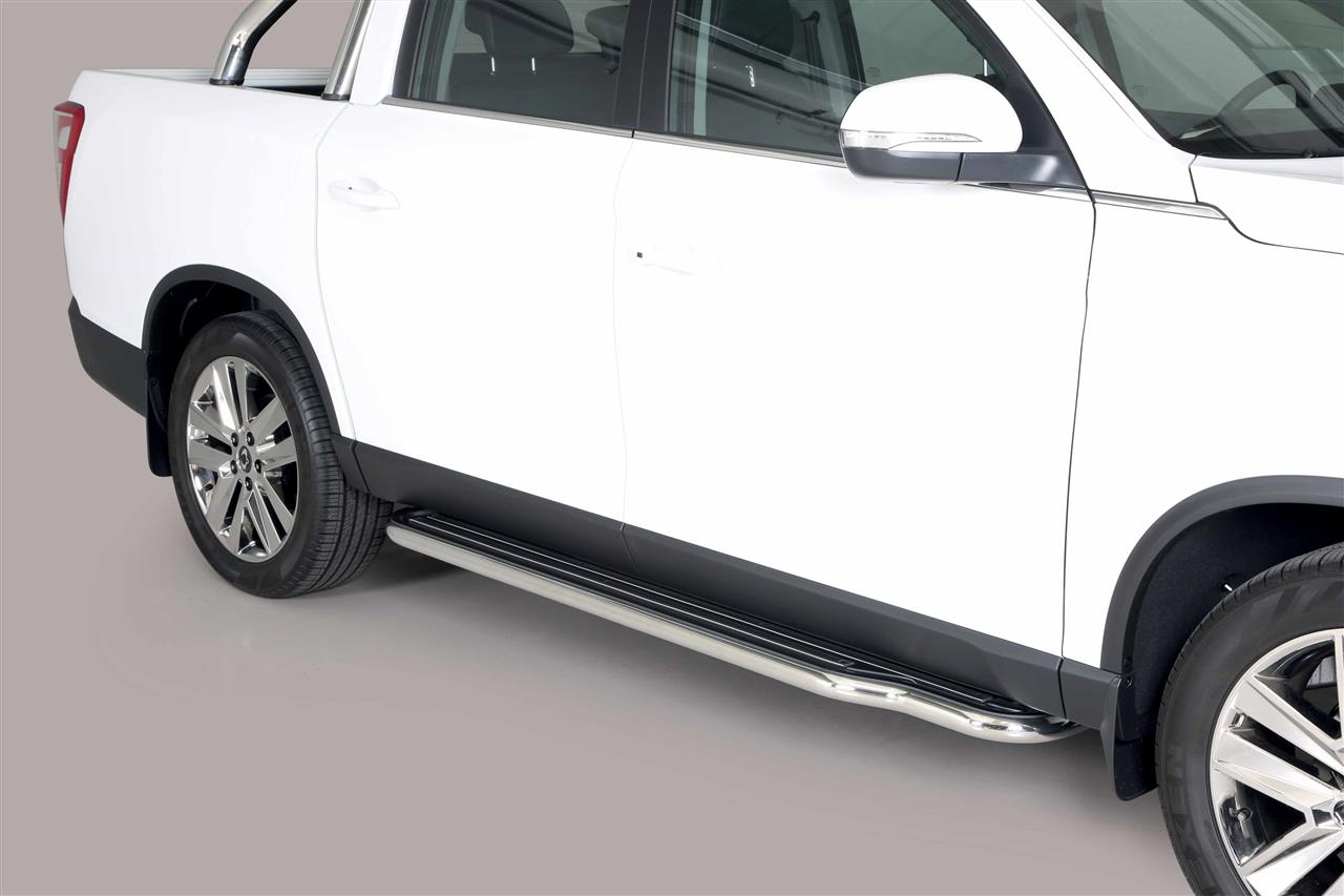 Marche-Pieds Inox Ø50 Ssangyong Musso 2018+
