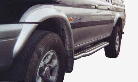 Marche-Pieds Inox Ø50 Mitsubishi L200 1993/1996 (Type K34)