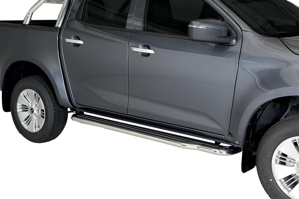 Marche-Pieds Inox Ø50 Isuzu Dmax 2020+ Crew Cab