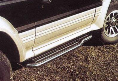 Marche-Pieds Inox Ø50 Mitsubishi Pajero 3 Portes 2.8/3.5 1994/1996