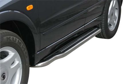Marche-Pieds Inox Ø50 Ssangyong Musso Tous Modeles