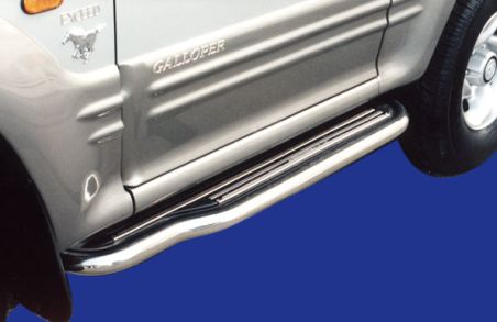 Marche-Pieds Inox Ø50 Hyundai Galloper 5 Portes 1998/2002
