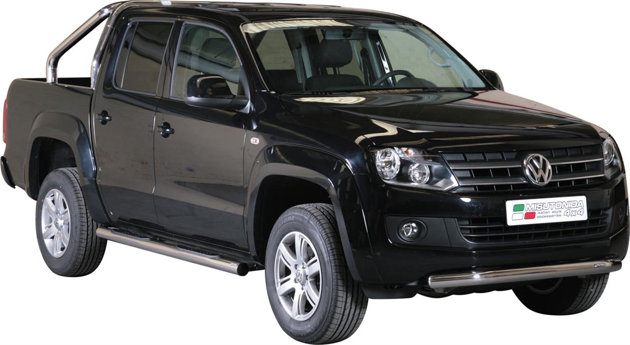 Protection De Pare Choc Avant Ø76 Inox Volkswagen Amarok 2010+