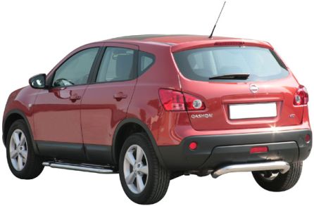 Pare Choc Arriere Inox Ø76 Nissan Qashqai 2007+