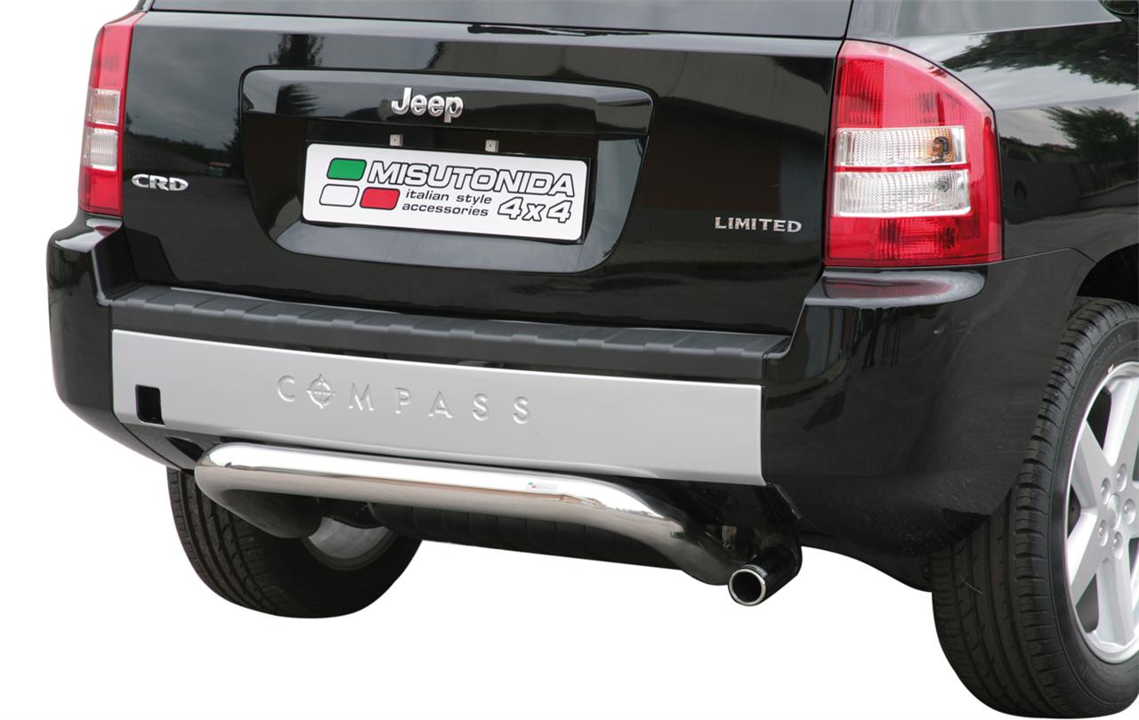 Pare Choc Arriere Inox Ø76 Jeep Compass 2007/2010