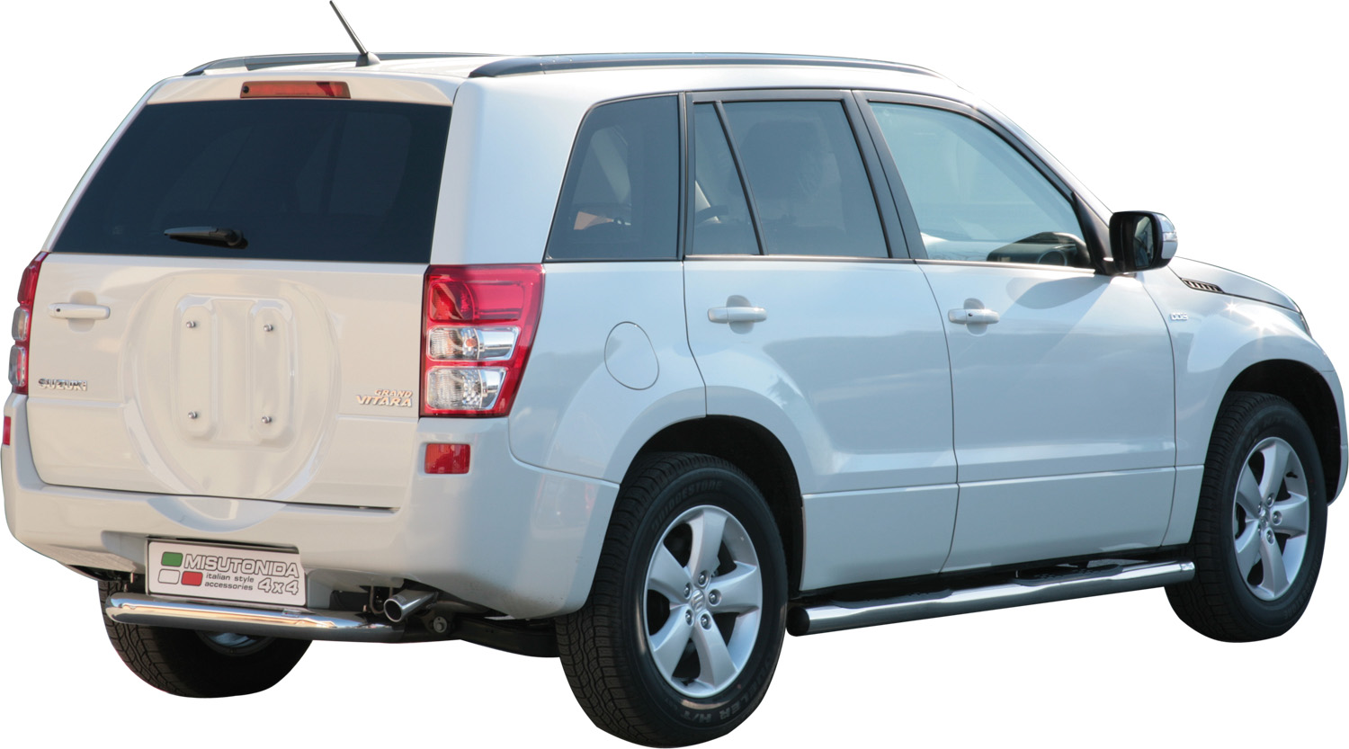 Pare Choc Arriere Inox Ø76 Suzuki Grand Vitara 5 Portes 2009+