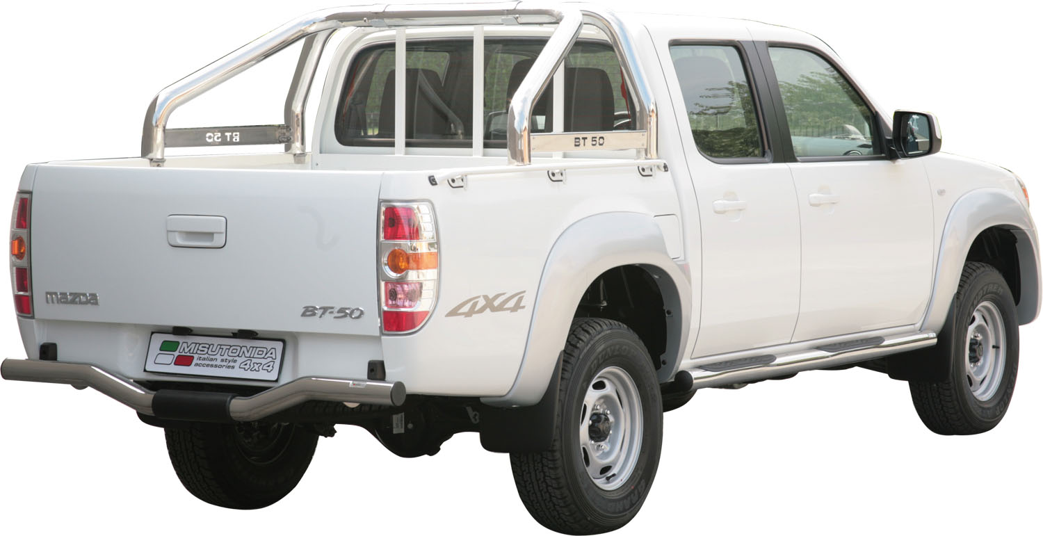 Pare Choc Arriere Inox Ø76 Mazda Bt 2009/2011