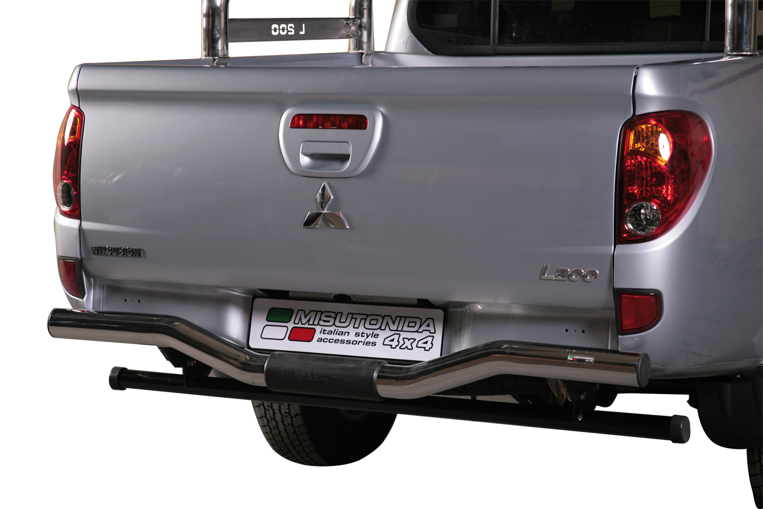 Pare Choc Arriere Inox Ø76 Mitsubishi L200 2010+ Double Cab