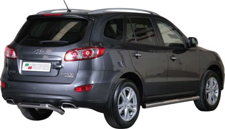 Pare Choc Arriere Inox Ø76 Hyundai Santa Fe 2010/2011