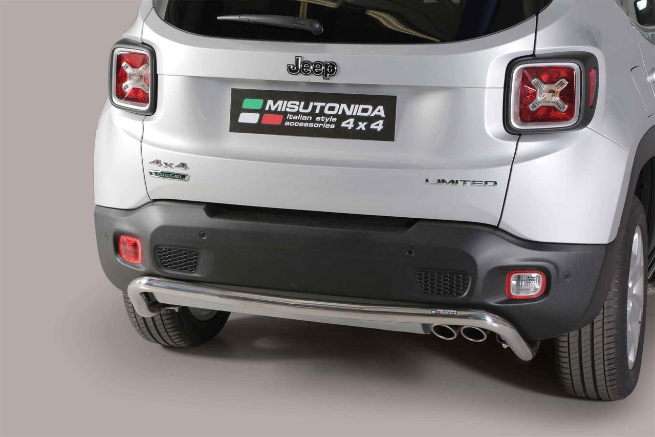 Pare Choc Arriere Inox Ø 50 Jeep Renegade 2014+