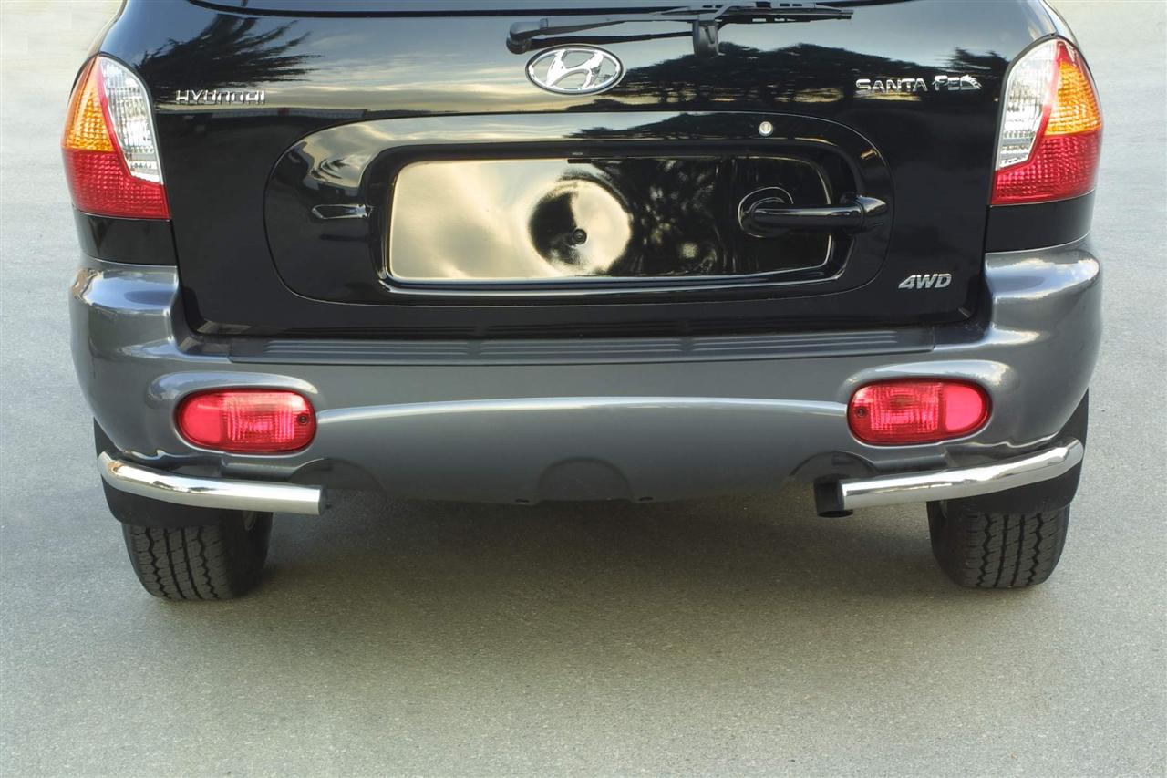 Protection Angles De Pare-Choc Inox Ø50 Hyundai Santa Fe (X2) 00/05